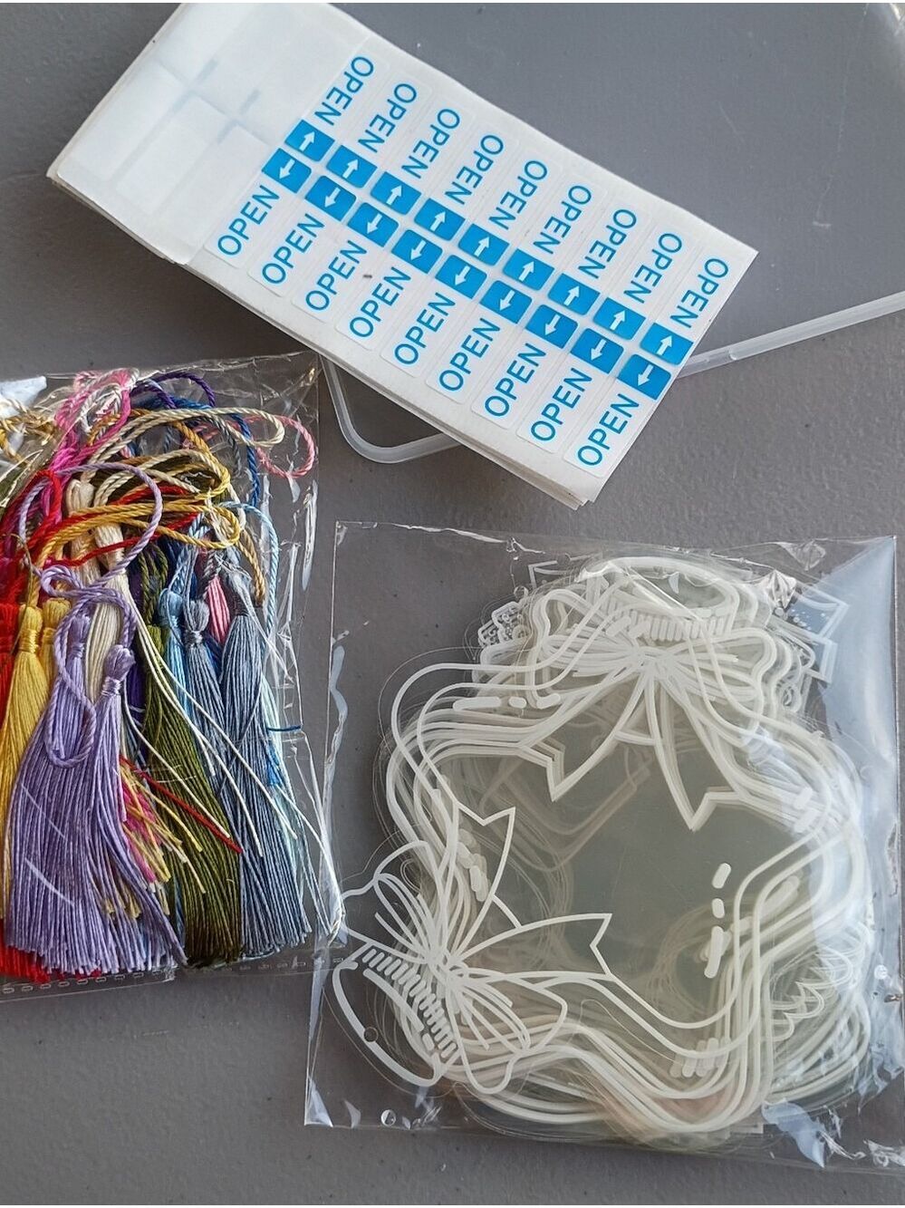 50 Piece DIY Bookmark Making Kit